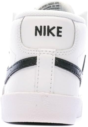 Кроссовки Nike Kids' Blazer Mid '77, белый/черный/оранжевый — фото 3