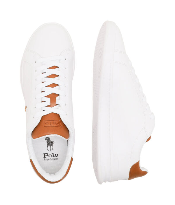 Кеды мужские Polo Ralph Lauren кожаные, белый — фото 4
