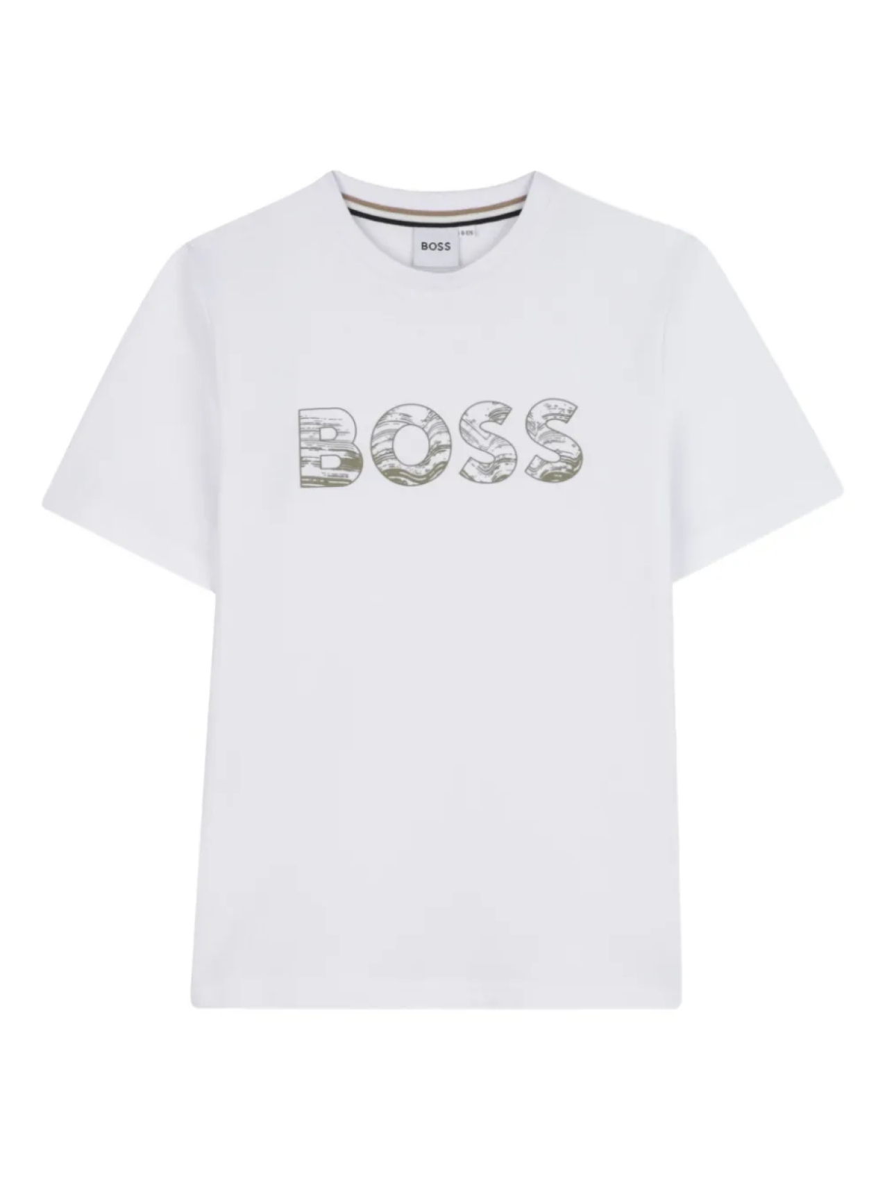 

BOSS Kidswear футболка с логотипом, белый