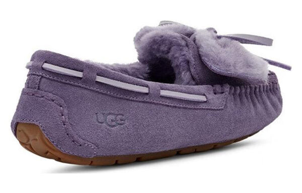 Тапочки дакота двойной бант Ugg, лиловый — фото 4
