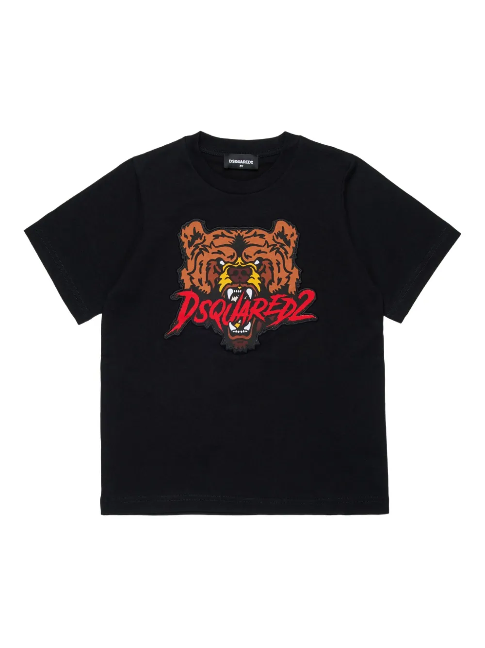 

Футболка с вышивкой DSQUARED2 KIDS, черный