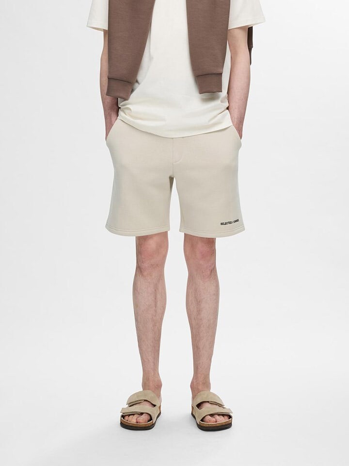 

Шорты SELECTED HOMME, кремовый