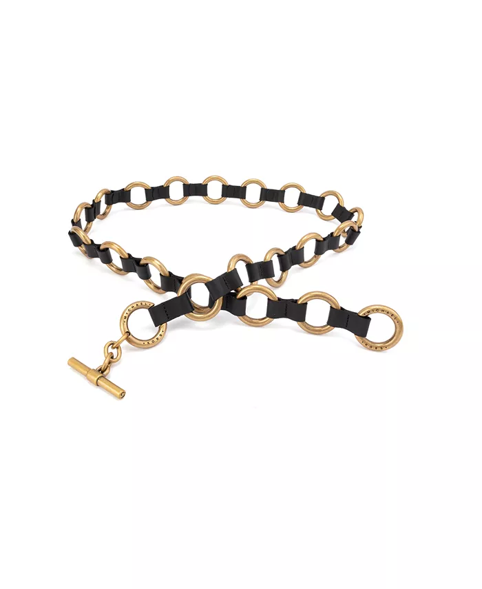 

Многослойный ремень Multi Ring Belt Michael Kors, черный