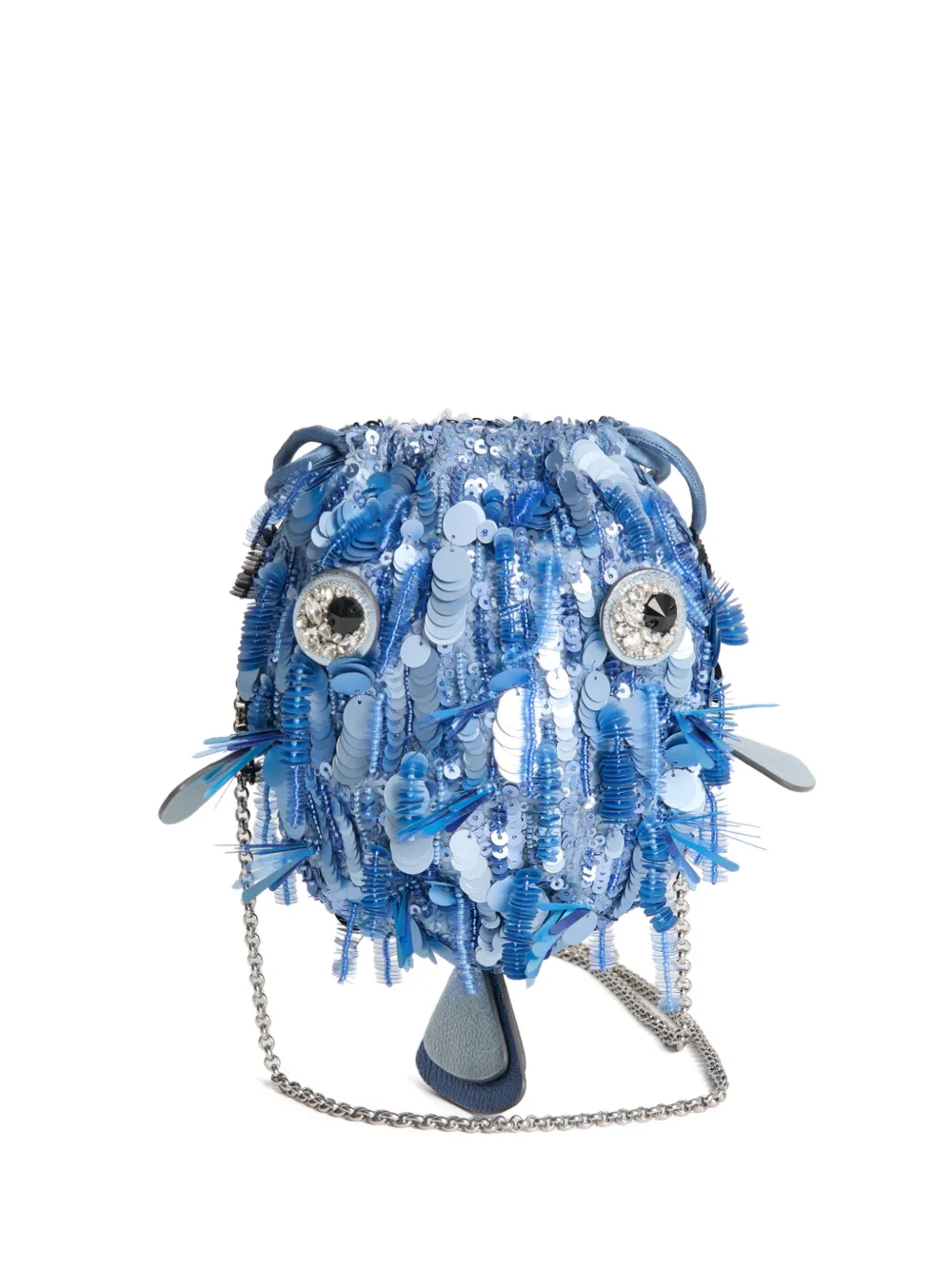 

Сумка через плечо с пайетками Anya Hindmarch, синий