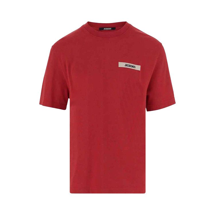

Футболка Jacquemus Le T-Shirt Gros Grain, Dark Red