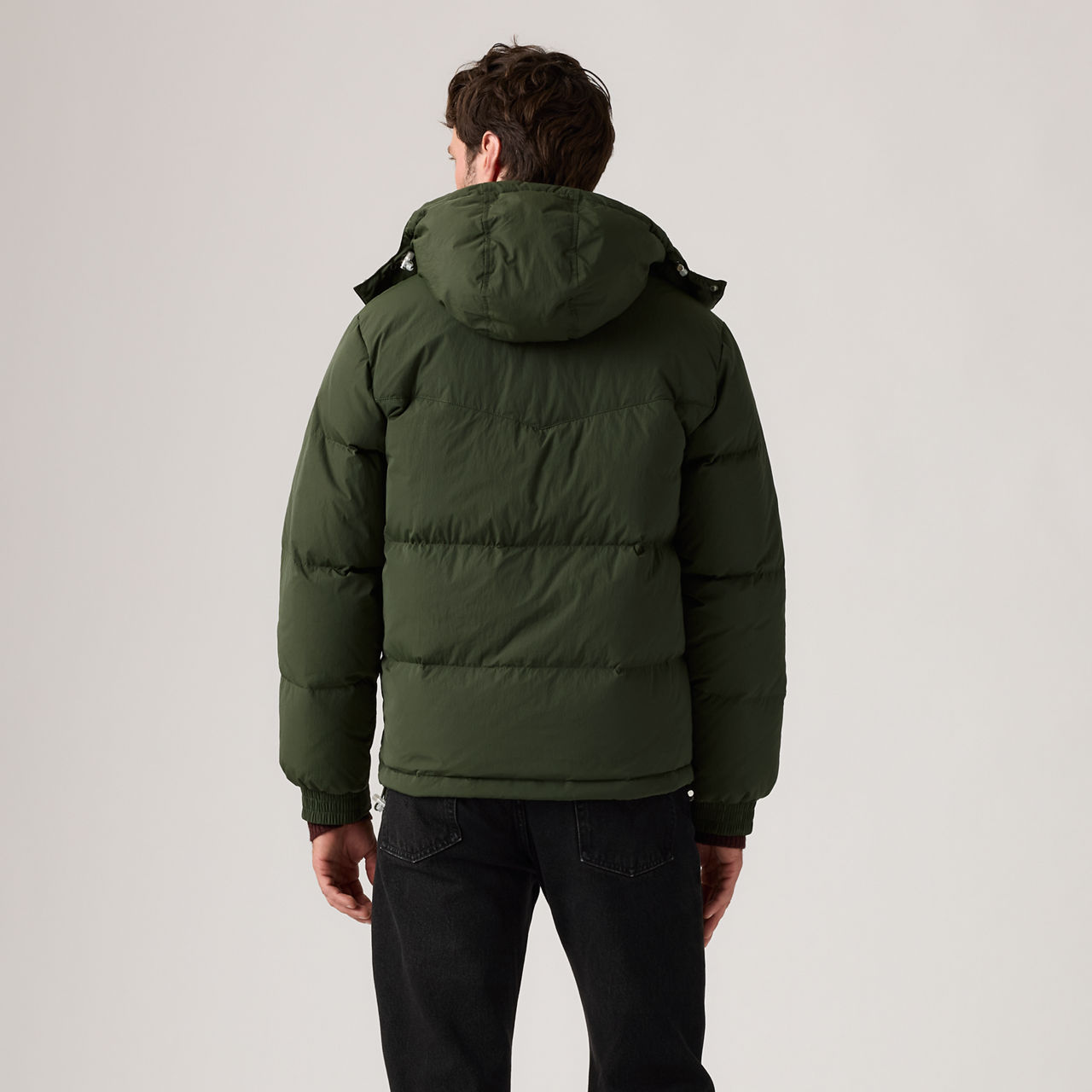 Короткая стеганая куртка Rockridge Levi's, Duffel Bag - Green — фото 4