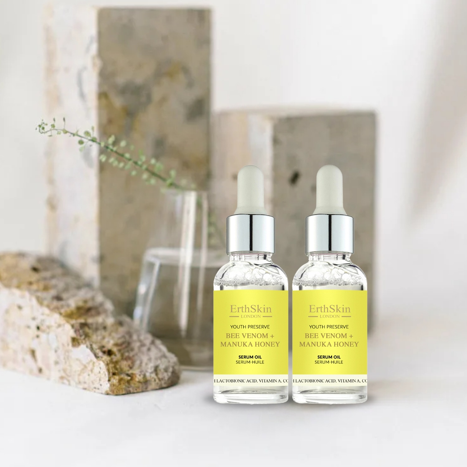 Масло для лица bee venom öl duo Erthskin London, количество 1 шт. — фото 3