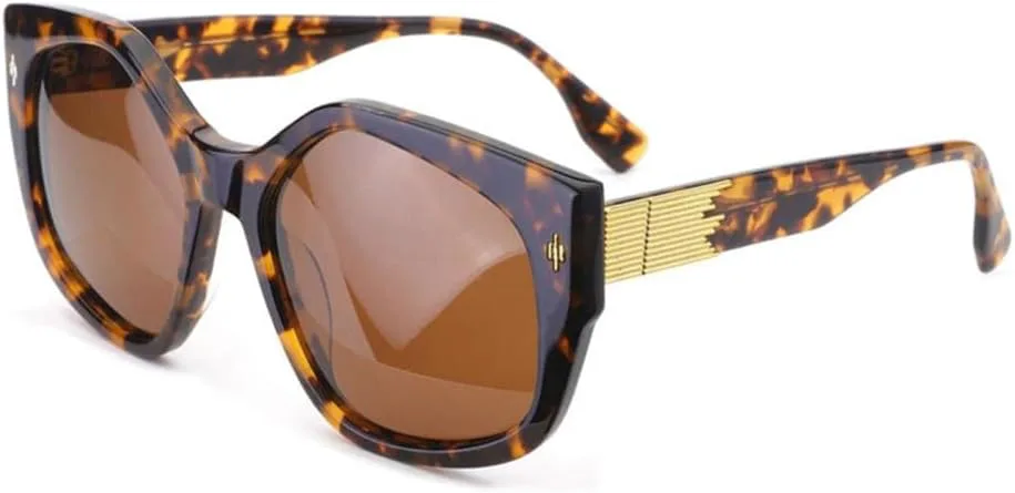 

Поляризованные ацетатные солнцезащитные очки для женщин, прозрачные винтажные солнцезащитные очки для мужчин, очки с защитой от УФ-излучения UV400 generic, 3