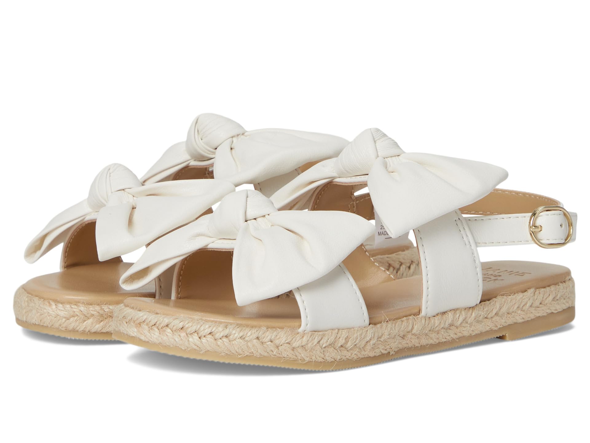 

Сандалии Janie and Jack Bow Espadrille Sandal, белый