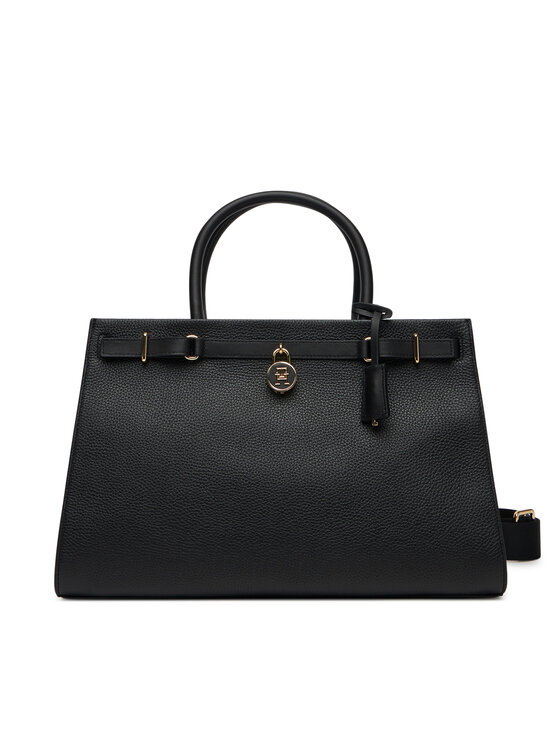 

Сумочка American Icon Tote Leather AW0AW17185 Tommy Hilfiger, черный