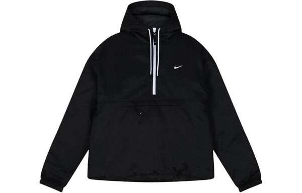 Куртка nrg solo swoosh атласный анорак Nike, черный — фото 2