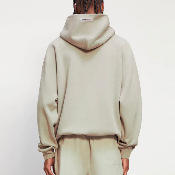 Толстовка fw20 logo hoodie 'moss' Fear Of God Essentials, зеленый — фото 4