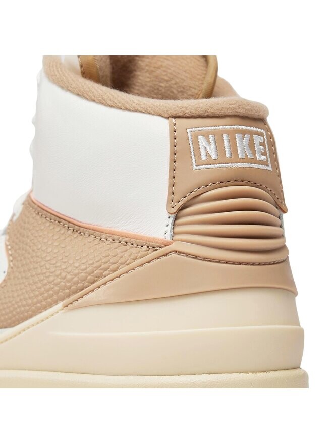 Кроссовки Nike Air Jordan 2 Retro DX4400 118 Weiß, бежевый/белый — фото 4