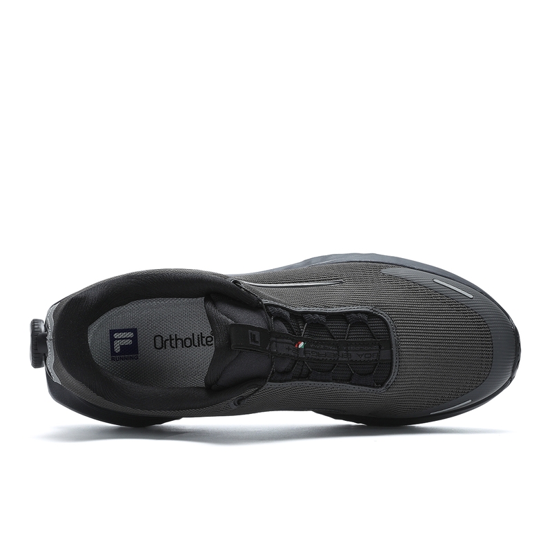 FILA Беговые кроссовки BOA ENERGY 2 Low Top мужские Forged Iron Gray/Galloping Horse Black, цвет Forged Iron Gray/Galloping Horse Black — фото 2
