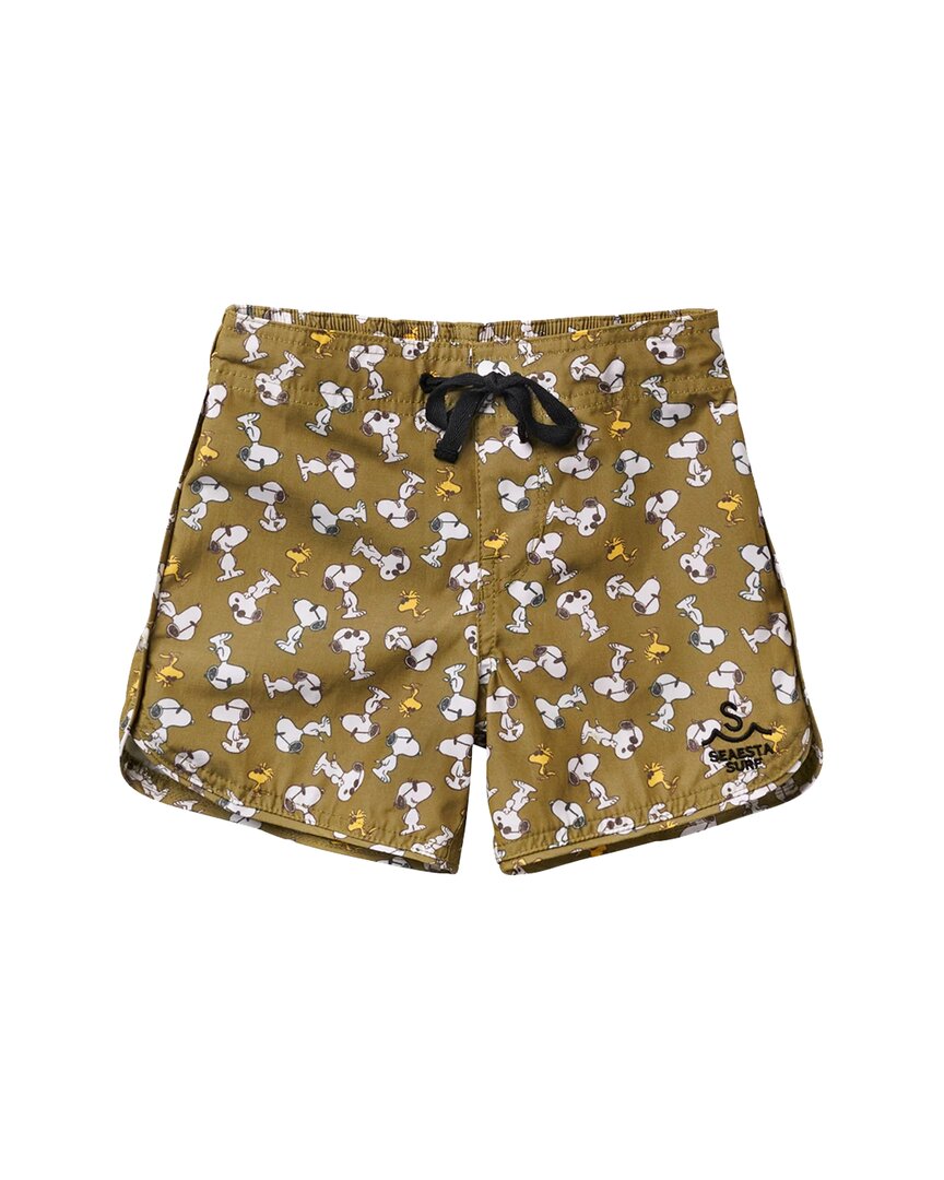 

Шорты для серфинга Seaesta Surf x Peanuts Joe Cool, зеленый