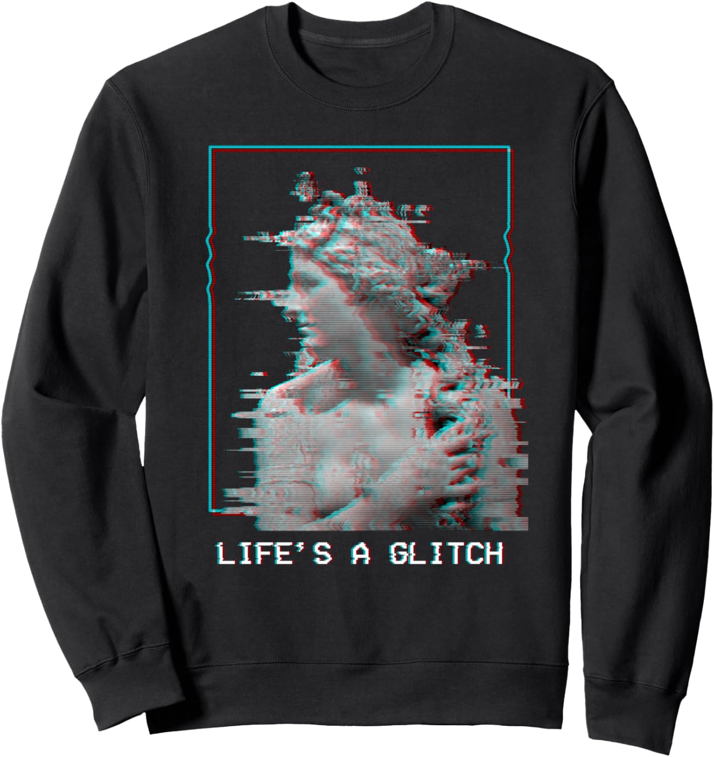 

Life's A Glitch - Эстетическая одежда в стиле Vaporwave, эмо-толстовка, черная It'S Art, Черный, Life's A Glitch - Эстетическая одежда в стиле Vaporwave, эмо-толстовка, черная It'S Art