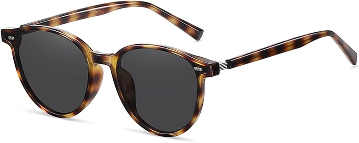 

Круглые солнцезащитные очки в маленькой оправе для мужчин и женщин, предназначенные для использования на открытом воздухе, на пляже и за рулем (цвет: B, размер: средний) MTZJH, One Color