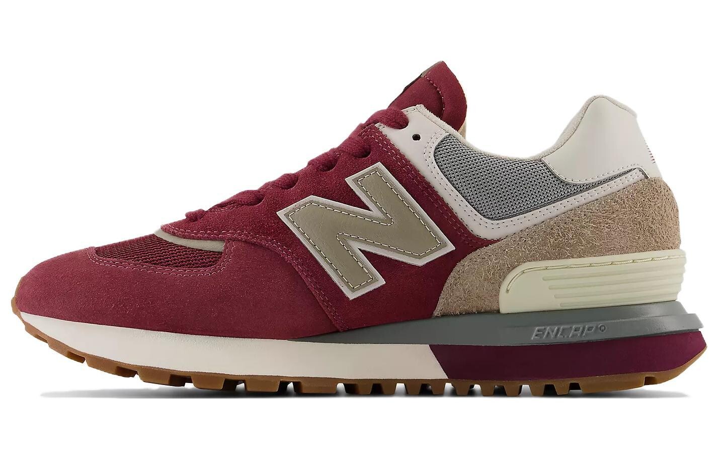 

Кроссовки NB 574 унисекс с низким верхом, красные/коричневые New Balance