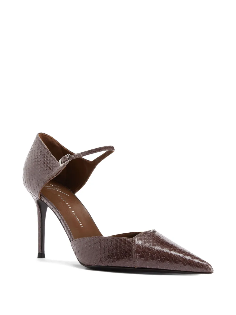 Туфли D'Orsay Raquel на каблуке 85 мм Giuseppe Zanotti, коричневый — фото 2