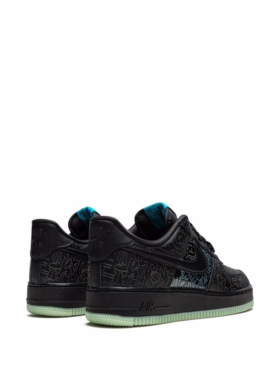 Кроссовки Air Force 1 из коллаборации со Space Jam Nike, черный — фото 3