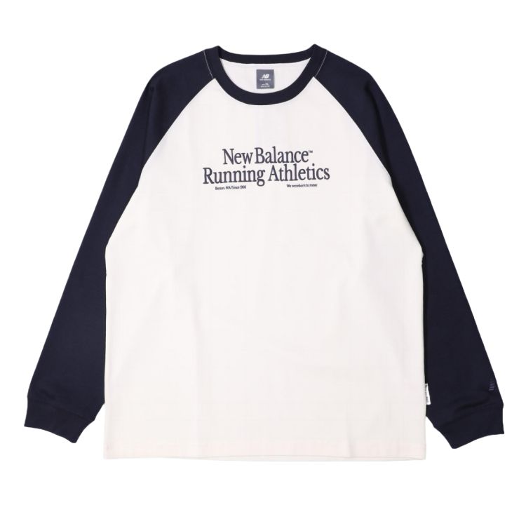 

New Balance Мужская белая футболка, Белый, New Balance Мужская белая футболка