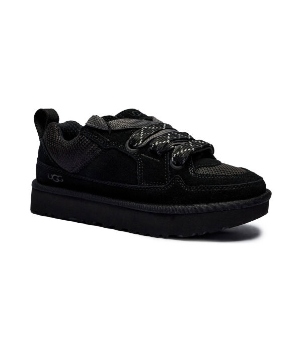 Кроссовки женские Ugg кожаные комбинированные, черный