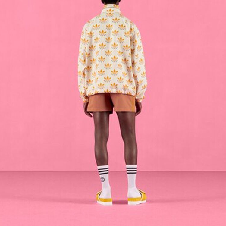 Куртка Adidas Originals X ADIDAS унисекс цвета слоновой кости и белого цвета Gucci, белый — фото 3