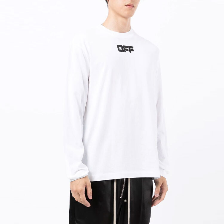 FW21 Толстовка мужская белая Off-White, белый — фото 3