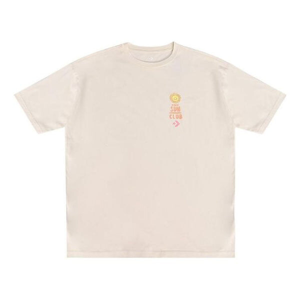 

Футболка summer beach t-shirt 'ivory' Converse, белый