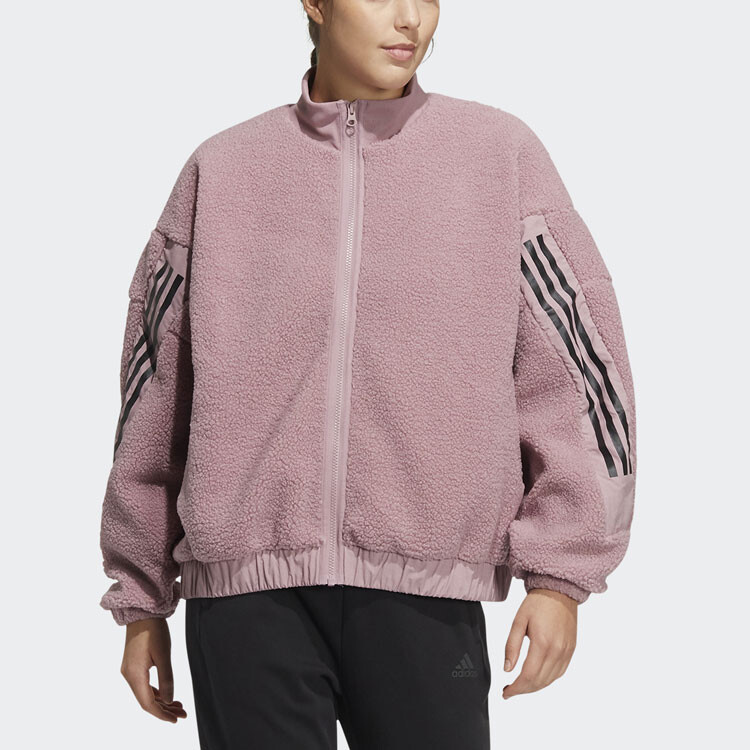 Куртка женская фиолетовая/розовая Adidas — фото 2