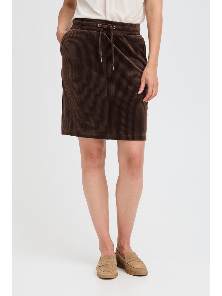 

Юбка до колена Oxmo, коричневый