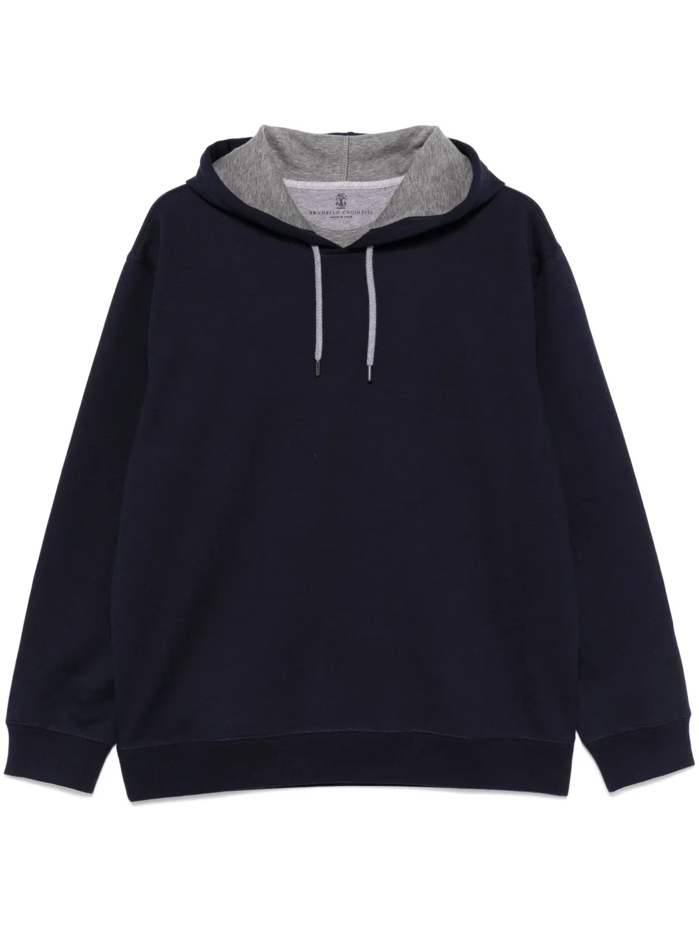 

Худи из джерси Brunello Cucinelli, синий