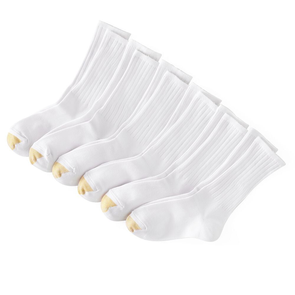 

Женские носки в рубчик GOLDTOE , 6 пар, белый