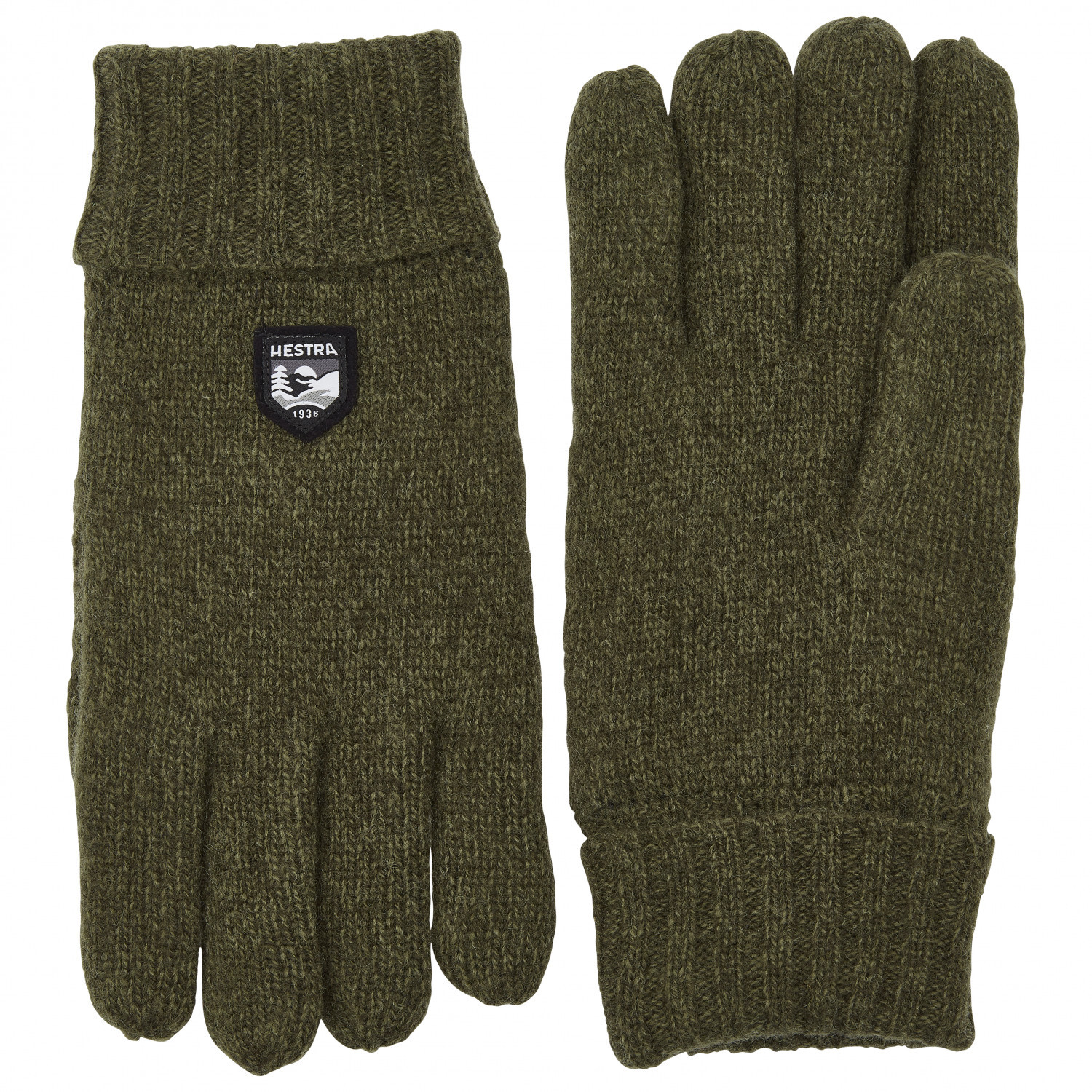 

Перчатки Hestra Basic Wool Glove, оливковый