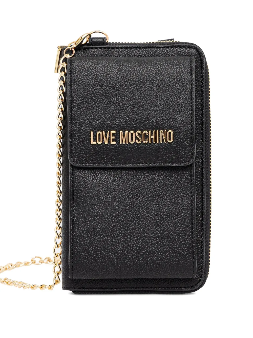 

Кошелек с логотипом Love Moschino, черный