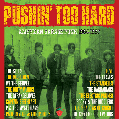 

CD диск Pushin Too Hard: American Garage Punk 1964-1967: Pushin' Too Hard: American Garage Punk 1964-1967 / Various