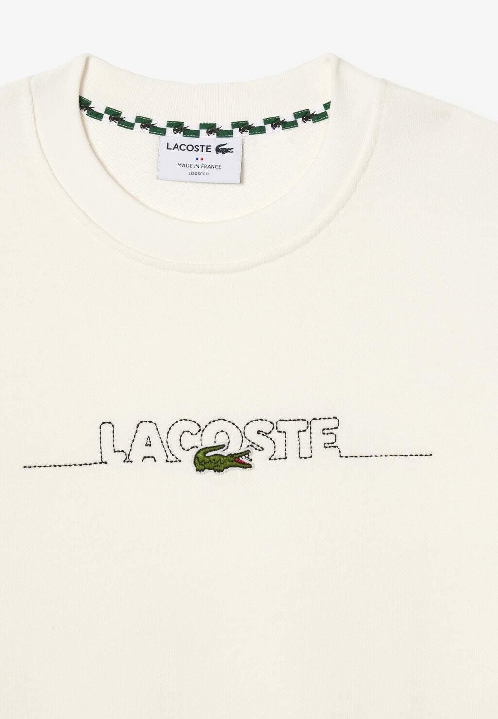 

Толстовка с капюшоном Lacoste, белый