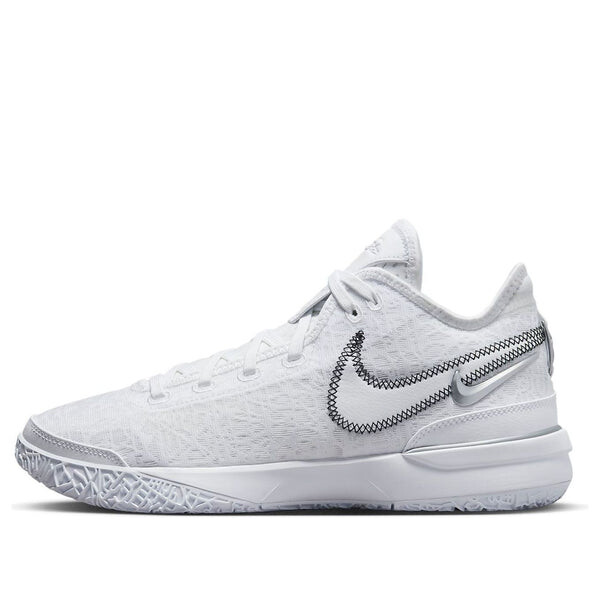 

Кроссовки zoom lebron nxxt gen ep 'white metallic silver' Nike, белый
