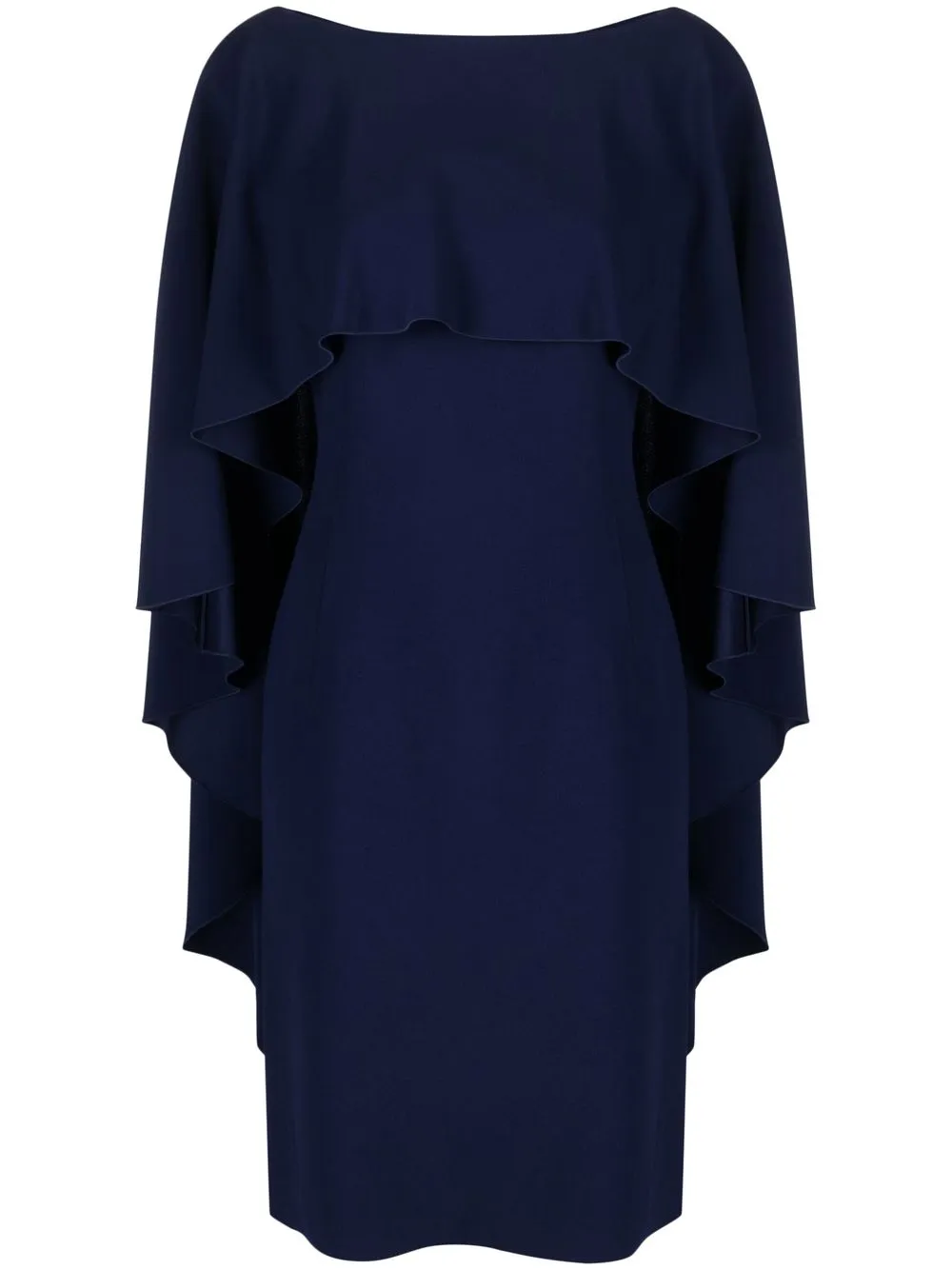 

Многослойное платье Alberta Ferretti, синий