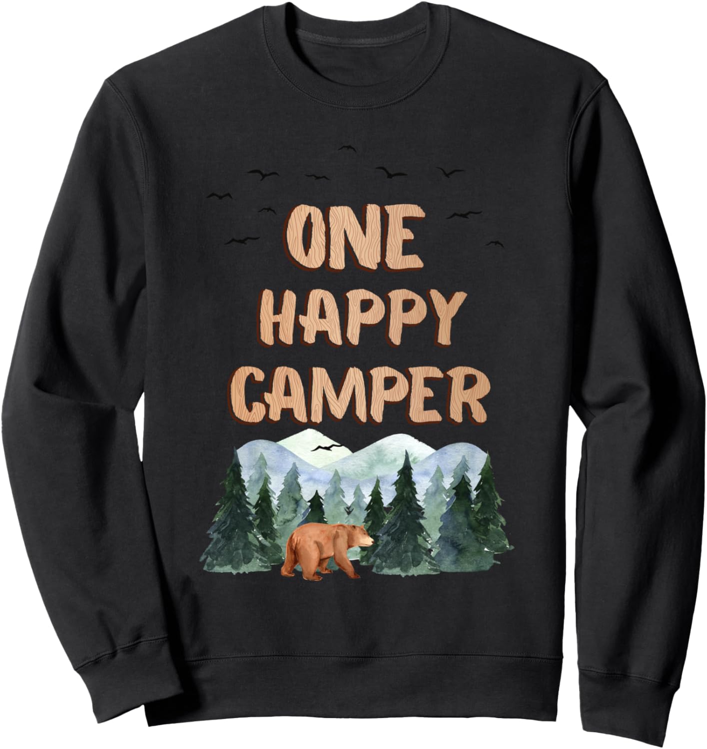 

Толстовка для мальчика на первый день рождения в стиле кемпинга Family Look Adventure Nature Decorations Gifts, черный