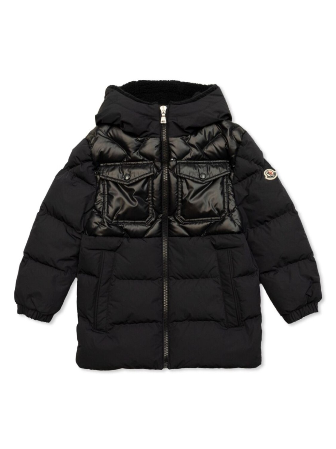 

Moncler Enfant Bazzin пуховик, черный