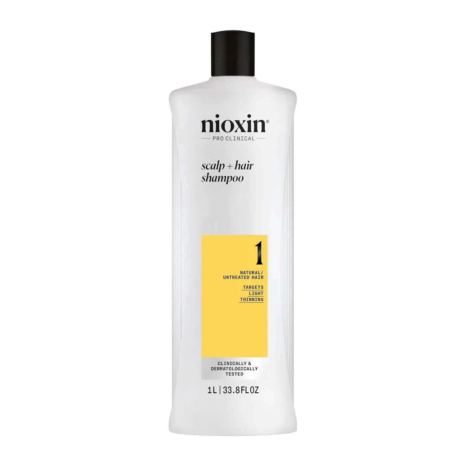 Шампунь Nioxin Scalp + Hair Thickening System (.) | Для натуральных или неокрашенных волос с легким истончением | С ниацинамидом и биотином | 950 мл 1000 мл (.)