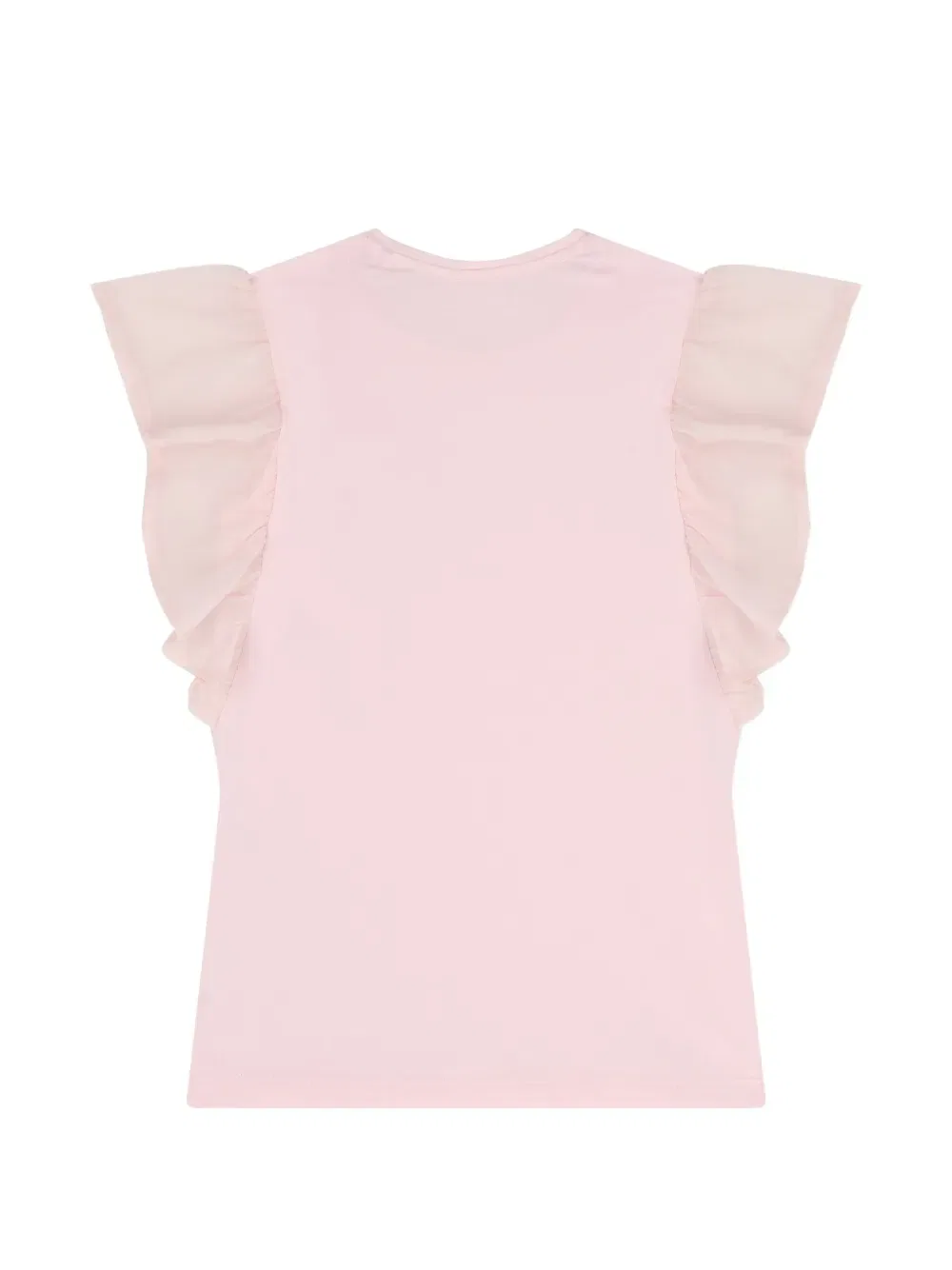 Футболка с оборками Guess Kids, розовый — фото 2