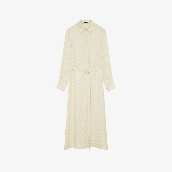 

Шелковое платье миди Dulac с длинными рукавами Joseph, зеленый