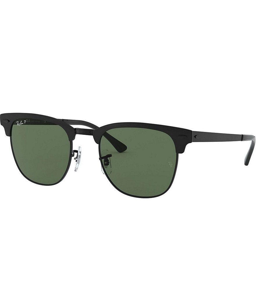 

Поляризованные солнцезащитные очки Ray-Ban Unisex 0RB3716 51 мм Clubmaster, черный