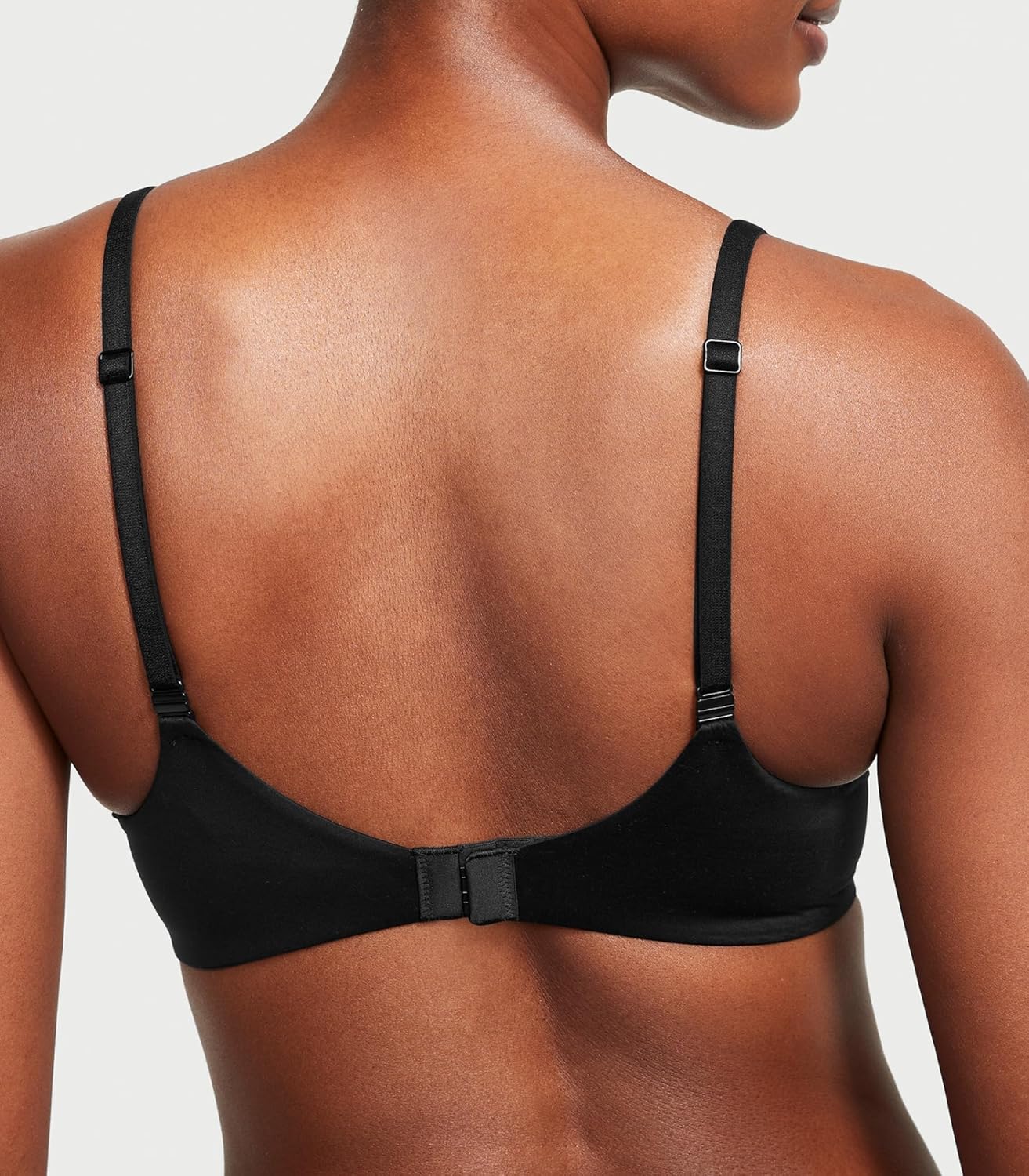 Бюстгальтер-футболка Body by Victoria с легкой поддержкой Victoria's Secret, Black Smooth — фото 2