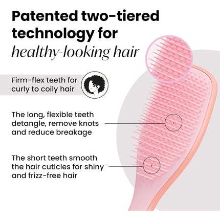 Naturally Curly Ultimate Detangler Hairbrush для вьющихся волос 3c-4c Tangle Teezer — фото 2