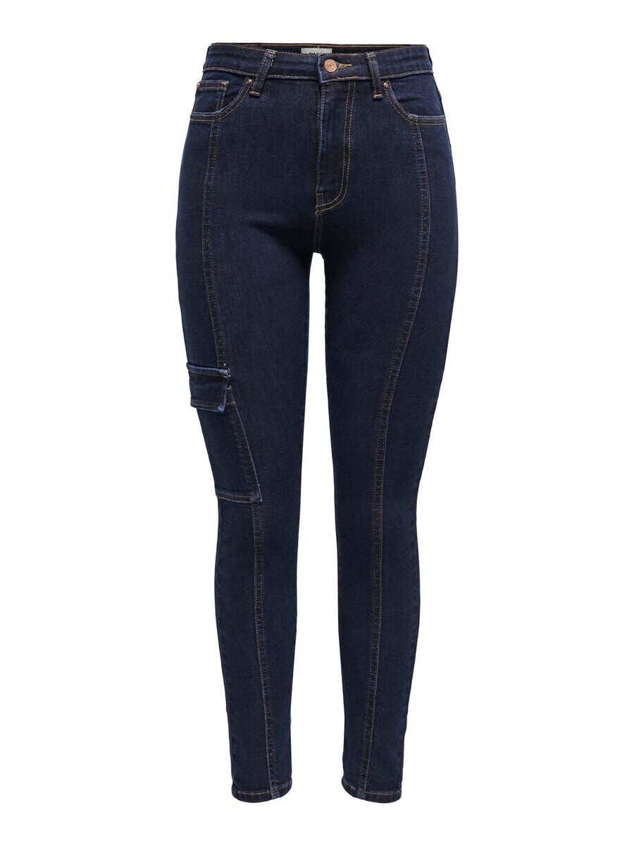 

Джинсы скинни ONLY Skinny Cargo Jeans, темно-синий