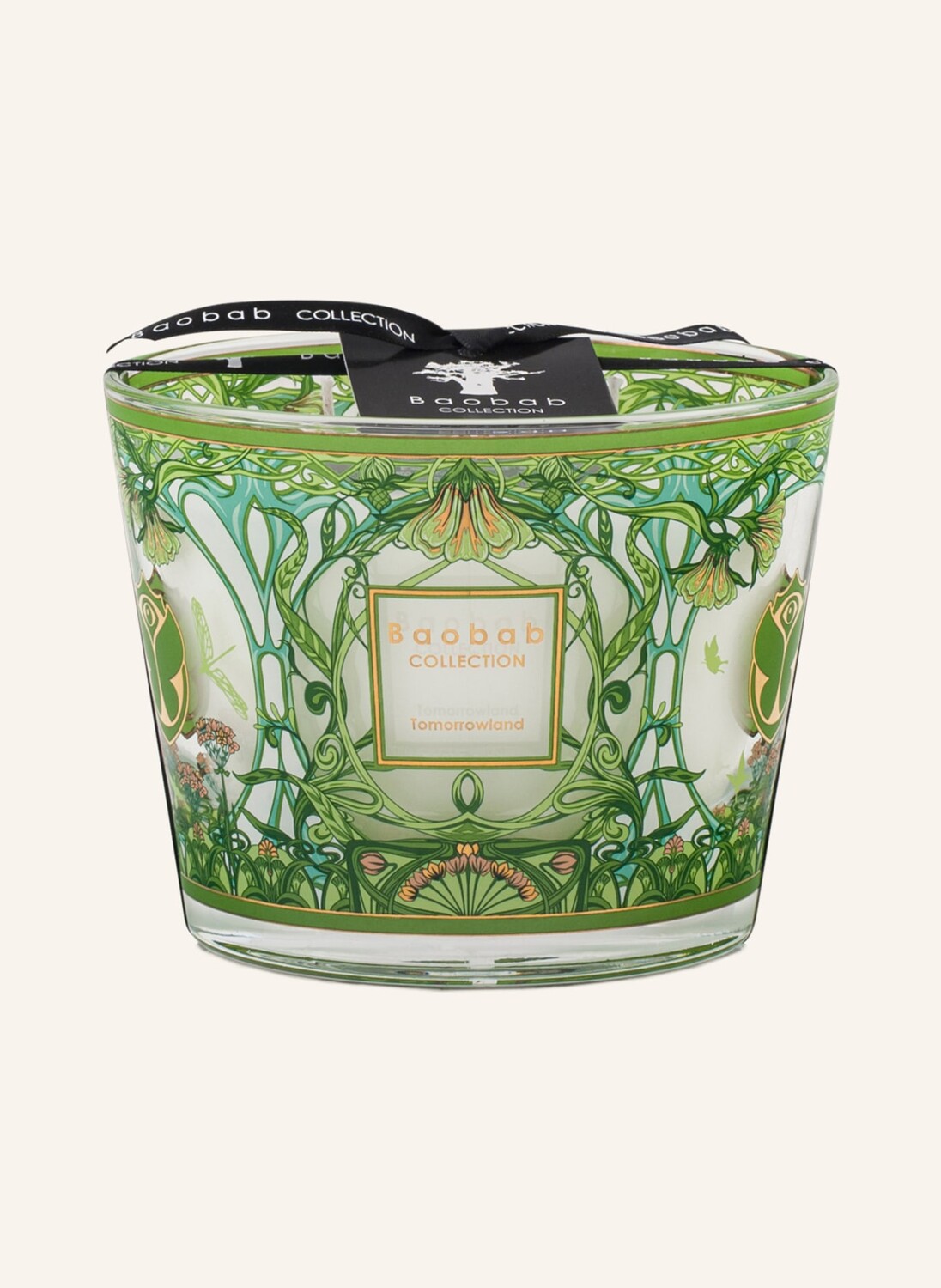 

Ароматическая свеча tomorrowland Baobab COLLECTION, белый/зеленый/золотой