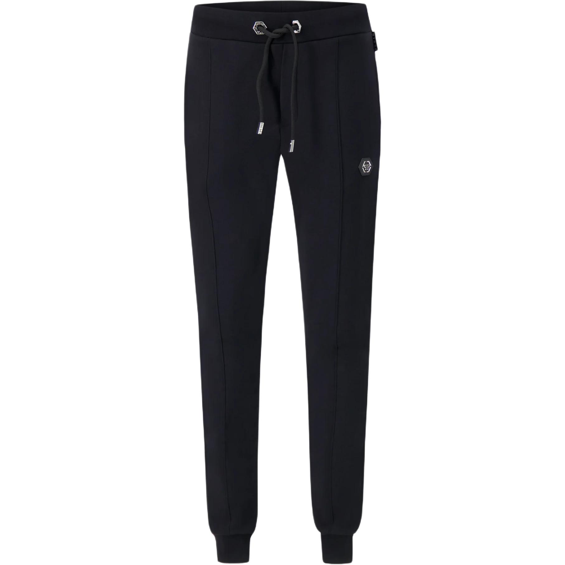 

Вязаные спортивные брюки мужские черные PHILIPP PLEIN